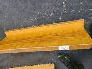 lot 9038 image: sturdy wood shelf