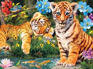 lot 511012 image: MasterPieces Hidden Image Glow - A Watchful Eye 550 Piece Puzzle