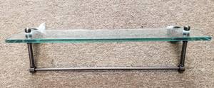 lot 511025 image: Allied Brass Dottingham Collection 16 Inch Single Glass Shelf