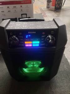 lot 511096 image: ION Party Boom FX High-Power Rechargeable Speaker with Lights
