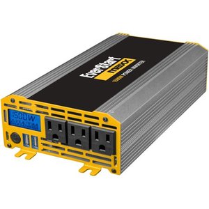 lot 511142 image: Everstart MAXX 1500 Watt Automotive Power Inverter wUSB Power and Digital Display (PC1000E)