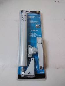 lot 34 image: Wright Products White Door Closer and Latch Combo Kit