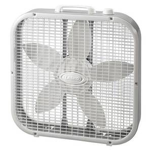 lot 70 image: Lasko Slim 20 Box Fan with Save Smart