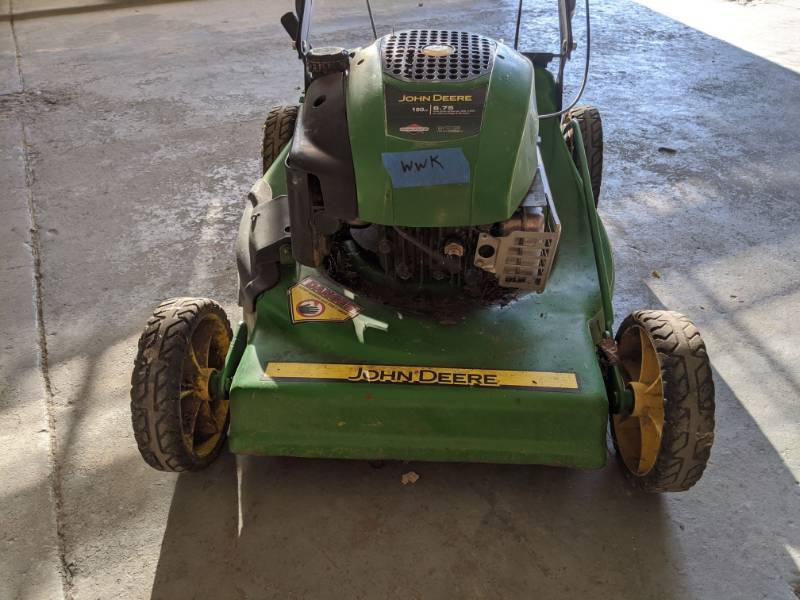 John Deere JS25 Push Mower 190cc Fort Bragg MWR Auction Restaurant Equipment Exercise Equipment Lawn Equipment Golf Carts and More Fort Bragg NC Equip Bid