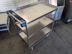 lot 6059 image: Stainless Steel Cart