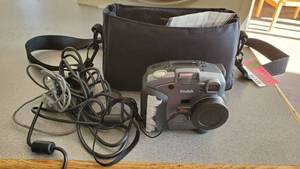lot 6135 image: Kodak Camera With Power Cords And Case