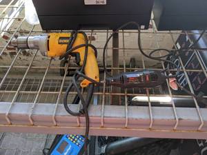 lot 6147 image: DeWalt 12 Inch VSR Drill Type2, Multipro Dremel Variable Speed