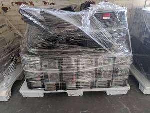lot 6155 image: Pallet Of Assorted Computer Components, Monitors, Towers And More