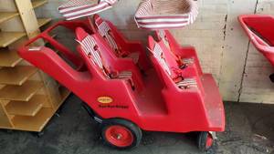 lot 6163 image: 4 Passenger Bye Bye Buggy With Canopy