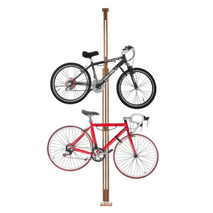 lot 61134 image: RAD Cycle Woody Bike Stand Bicycle Rack Storage or Display Holds Two Bicycles
