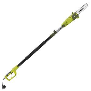 lot 61156 image: Sun Joe SWJ803E Electric Multi-Angle Pole Chain Saw , 10 inch - 8.0 Amp (Green) (APPEARS TO BE SLIGHTLY USED)