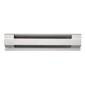 lot 61172 image: Cadet Manufacturing 09956 240-Volt White Baseboard Hardwire Electric Zone Heater, 1500-Watt, 72-Inch