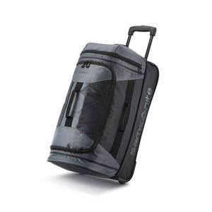 lot 61178 image: Samsonite Andante 2 Drop Bottom Wheeled Rolling Duffel Bag, RiverrockBlack, 22-Inch