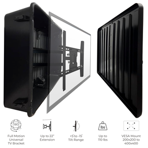 lot 61191 image: Storm Shell SS-55 Outdoor TV Enclosure, 45-55 inch