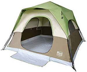 lot 61201 image: Timber Ridge Camping Tent 6 Person Instant Tent 10x10 Feet Portable Cabin Tent with Rainfly for Family Camping, Traveling, Hiking, Picnicing, Easy Set Up