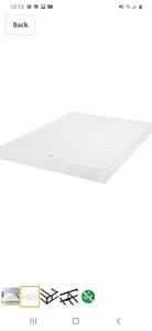 lot 61210 image: AmazonBasics Mattress Foundation, Smart Box Spring, Tool-Free Easy Assembly - 7-Inch, Queen