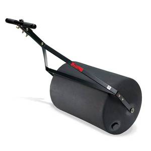 lot 61238 image: Brinly PRC-24BH 270-Pound Combination PushTow Poly Lawn Roller, 18 by 24-Inch (MISSING HANDLE)