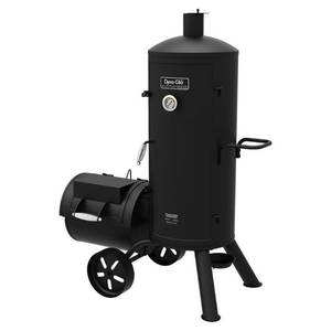 lot 61257 image: Dyna-Glo Signature Series Heavy-Duty Vertical Offset Charcoal Smoker & Grill (USED)
