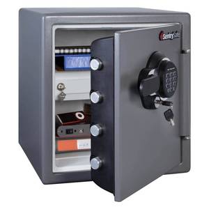 lot 61265 image: Fire Proof Safe Securities Safe Sentry Safe FireWater Electronic