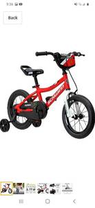 lot 61269 image: Schwinn Koen Boys Bike for Toddlers and Kids, 14-Inch Wheels, Red