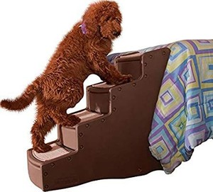lot 61272 image: Pet Gear Easy Step IV Pet Stairs, 4-Step for CatsDogs, PortableLightweight, Sturdy