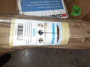 lot 61282 image: 9FT Patio Umbrella - Beige