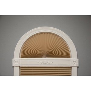 lot 61284 image: Original Arch Light Filtering Pleated Fabric Shade, Natural, 72�� x 36��