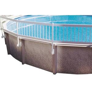 lot 61317 image: GLI Above Ground Pool Fence Base Kit (8 Section)