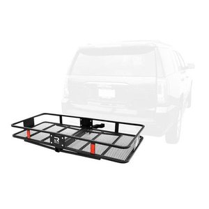 lot 61325 image: Retrospec Cascade Folding Basket Style Cargo Rack with 2 inch Hitch