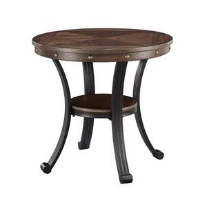 lot 61326 image: Powell Furniture Franklin Side Table, Small, Multicolor (DAMAGED)