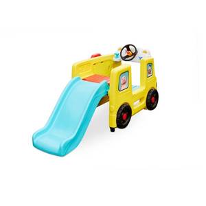 lot 61335 image: Little Tikes Little Baby Bum Wheels on The Bus Climber and Slide with Interactive Musical Dashboard