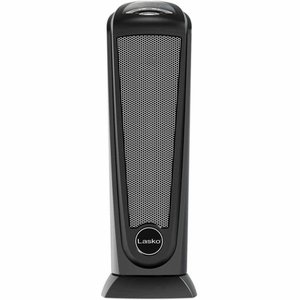 lot 2508 image: Lasko Electric Tower Space Heater, Black