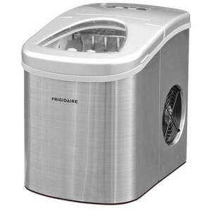 lot 2553 image: Frigidaire 26 lb. Countertop Ice Maker-Stainless Steel