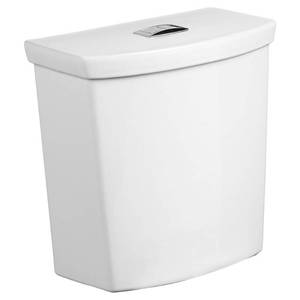 lot 2568 image: American Standard H2Option 0.921.28 GPF Dual Flush Toilet Tank Only in White