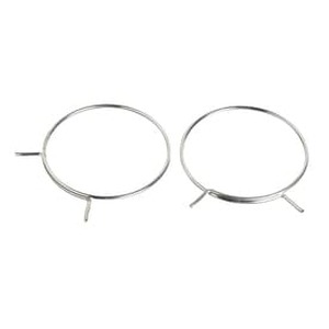 lot 2592 image: Galvanized Full Clamp - 5 pack