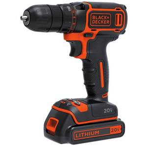 lot 2606 image: BLACKDECKER 20-Volt MAX 1.5 Ah Cordless Lithium-Ion 38-Inch Drill-Driver Kit, BDCDD120C