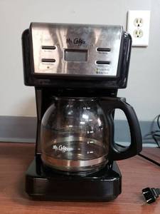 lot 2621 image: Mr. Coffee 12 Cup Programmable Coffee Maker, Black