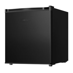 lot 2623 image: Hisense 1.7 Cu Ft Single Door Mini Fridge, Black