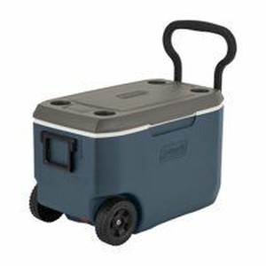 lot 2630 image: Coleman 62 Quart Xtreme 5 Day Heavy Duty Cooler with Wheels, Slate