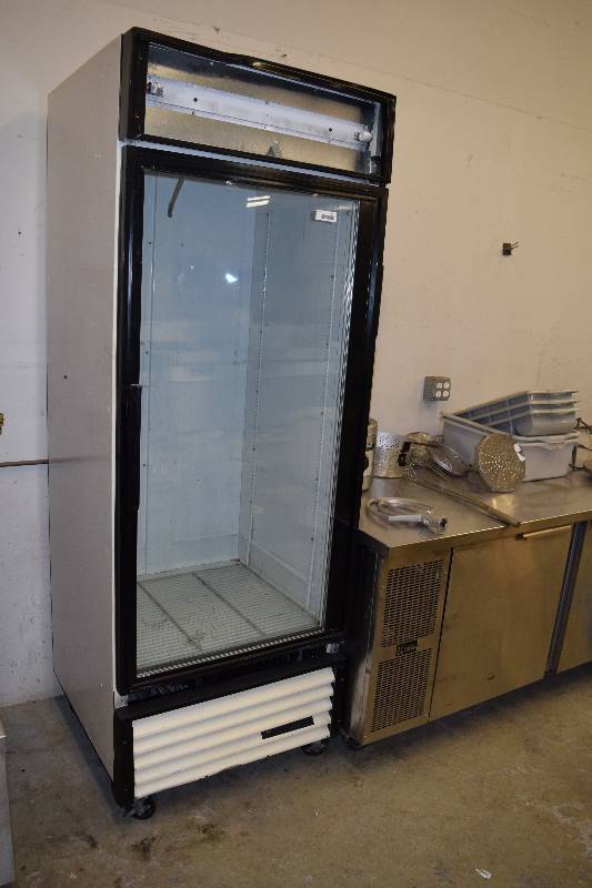 lot 20 image: True Single Door Glass Cooler