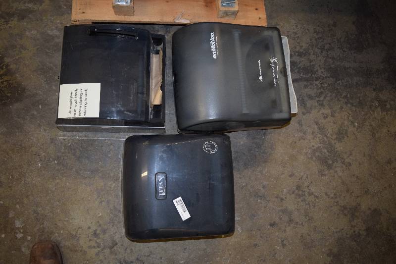 lot 44 image: 3 Paper towel dispenser