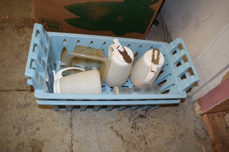 lot 88 image: 2 Blue drain tubs includes all contents