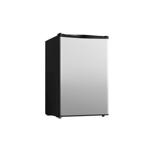 lot 7803 image: Hisense 4.4 Cu Ft Single Door Mini Fridge RR44D6ASE, Silver