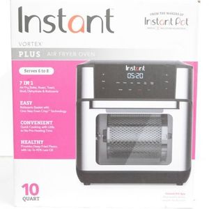 lot 7806 image: Instant Vortex Plus 10-Quart 7-In-1 Air Fryer Oven