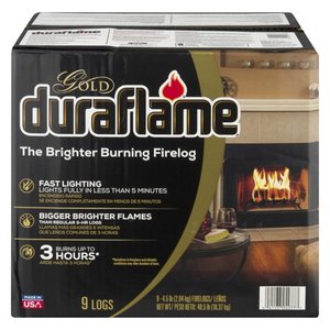 lot 7808 image: duraflame� Firelogs, Brighter Burning, Gold, Box, 4.5 LB