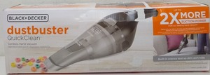 lot 7842 image: BLACKDECKER Dustbuster Hand Vacuum w Lithium