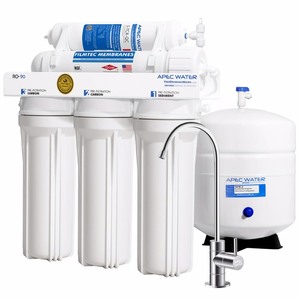 lot 7858 image: APEC Water - US Made - Premium Quality 90 GPD High-Flow Reverse Osmosis Drinking Water Filter System (RO-90)