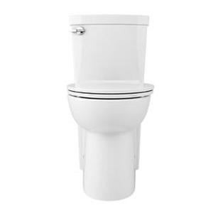 lot 7876 image: American Standard Clean White WaterSense Labeled Elongated Chair Height 2-piece Toilet 12-in Rough-In Size