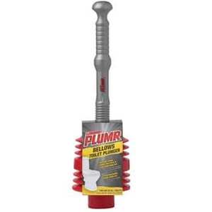 lot 7889 image: Liquid-Plumr Bellows Toilet Heavy Duty Plunger For All Toilets Red & Silver