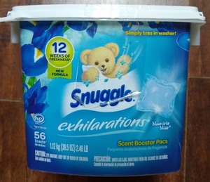 lot 7904 image: Snuggle Scent Boosters Blue Iris Bliss Laundry Scent Pacs 56 Count